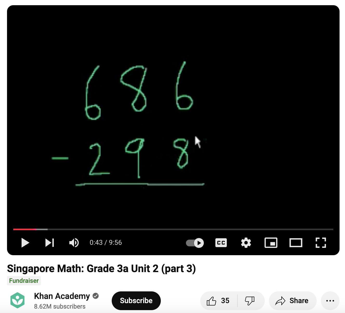 Singapore Math: Grade 3a, Unit 2 (Part 3) Instructional Video