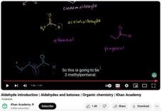 Aldehyde Introduction, Aldehydes and Ketones, Organic Chemistry Instructional Video