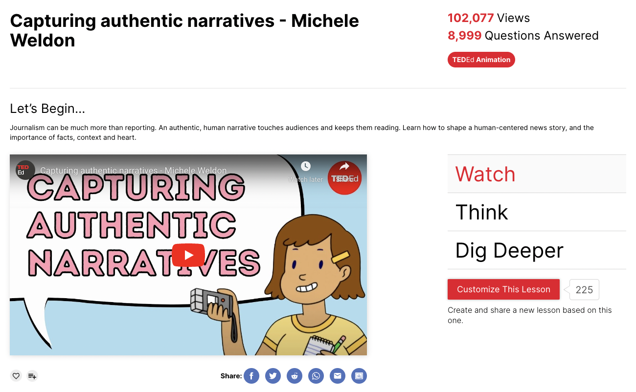 Capturing Authentic Narratives Instructional Video