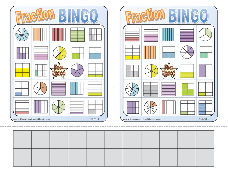 Fraction Bingo Learning
