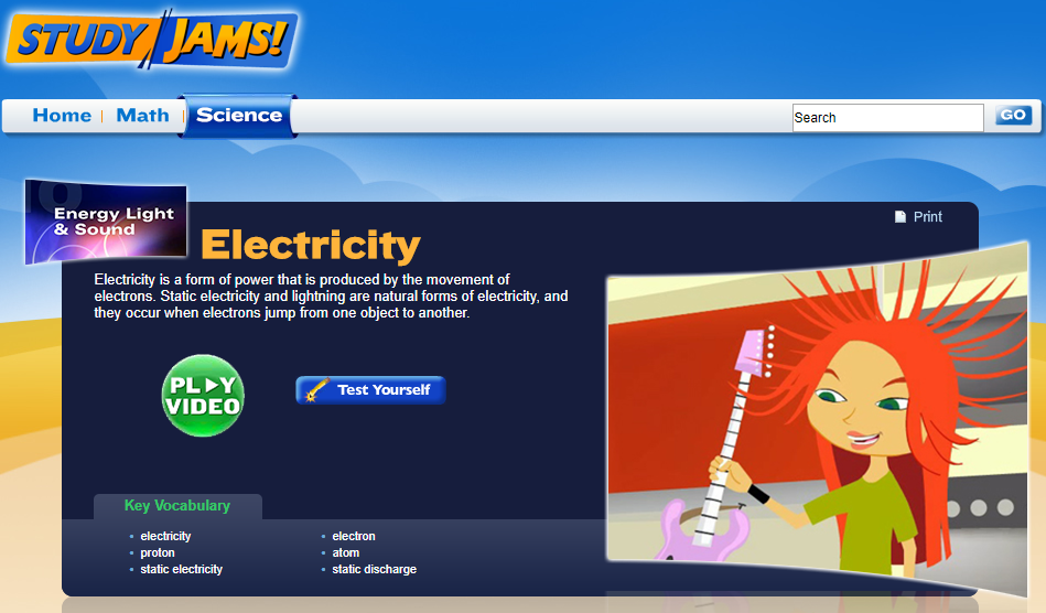 Study Jams! Electricity Interactive
