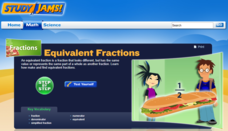 Study Jams! Equivalent Fractions Interactive