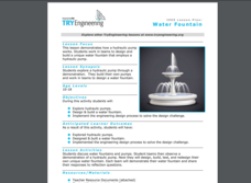 Water Fountain Lesson Plan