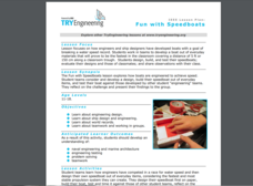 Fun with Speedboats! Lesson Plan