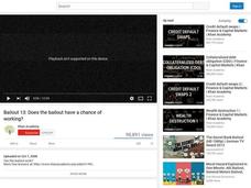 Does the Bailout Have a Chance of Working? Instructional Video