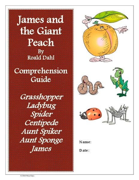 James and the Giant Peach Comprehensive Guide Unit Plan