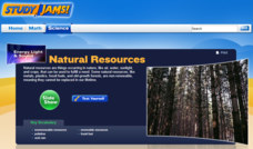 Study Jams! Natural Resources Interactive