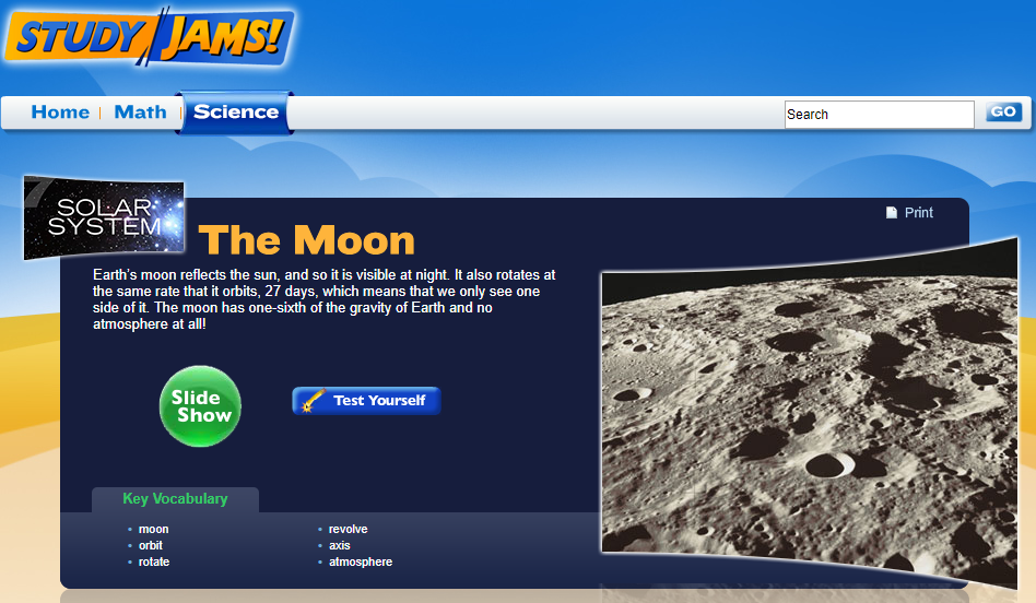 Study Jams! The Moon Interactive
