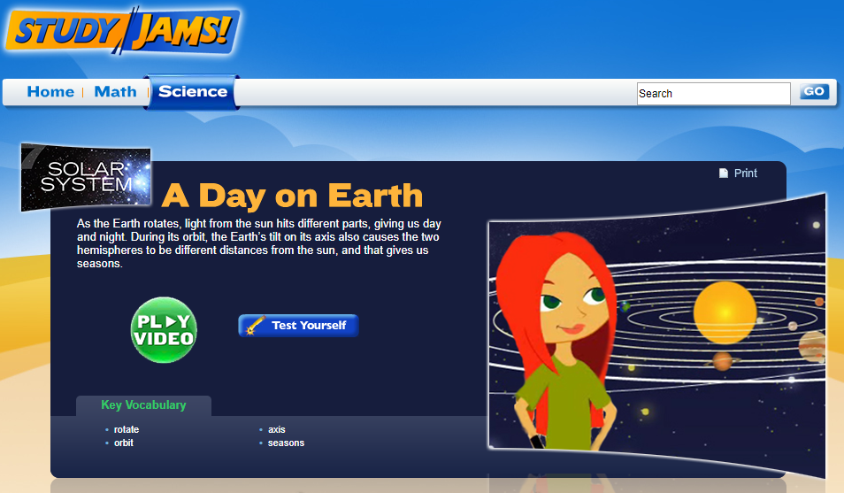 Study Jams! A Day on Earth Interactive