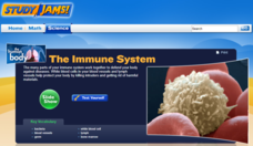 Study Jams! The Immune System Interactive