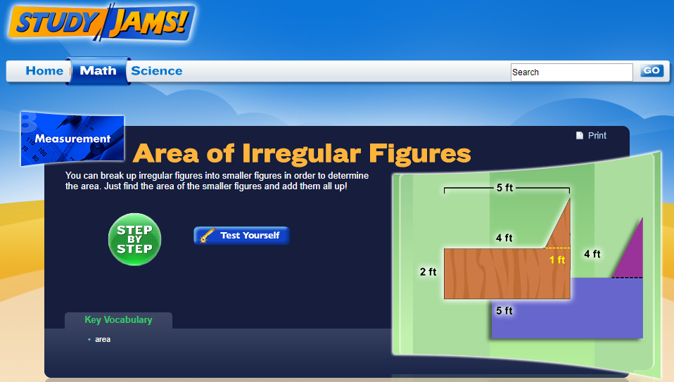Study Jams! Area of Irregular Figures Interactive