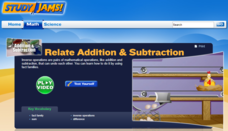 Study Jams! Relate Addition &amp; Subtraction Interactive