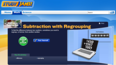 Study Jams! Subtraction with Regrouping Interactive
