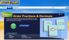 Study Jams! Order Fractions &amp; Decimals Interactive