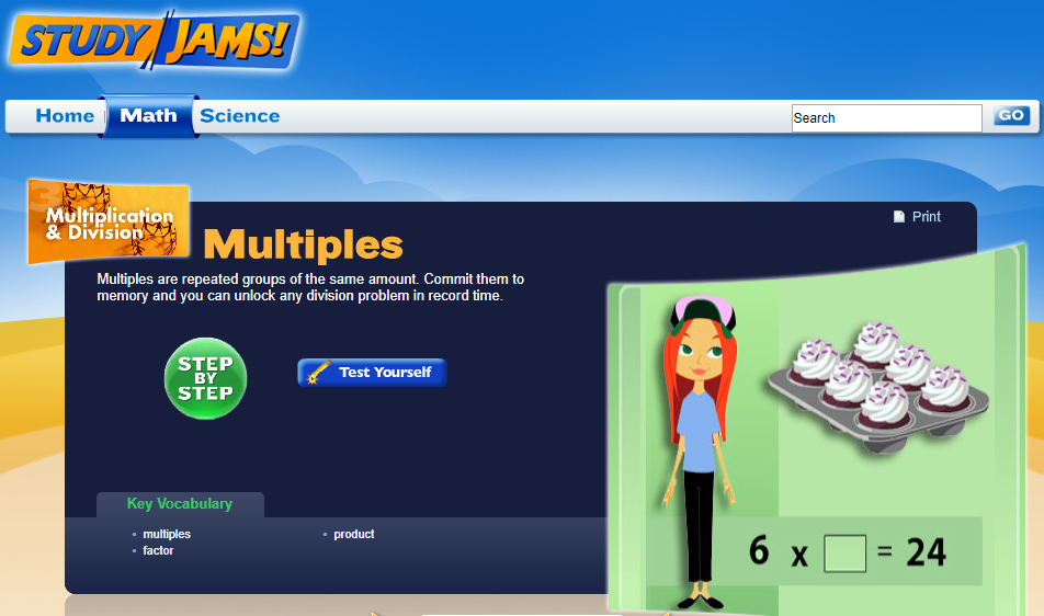 Study Jams! Multiples Interactive