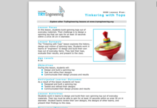Tinkering with Tops Lesson Plan