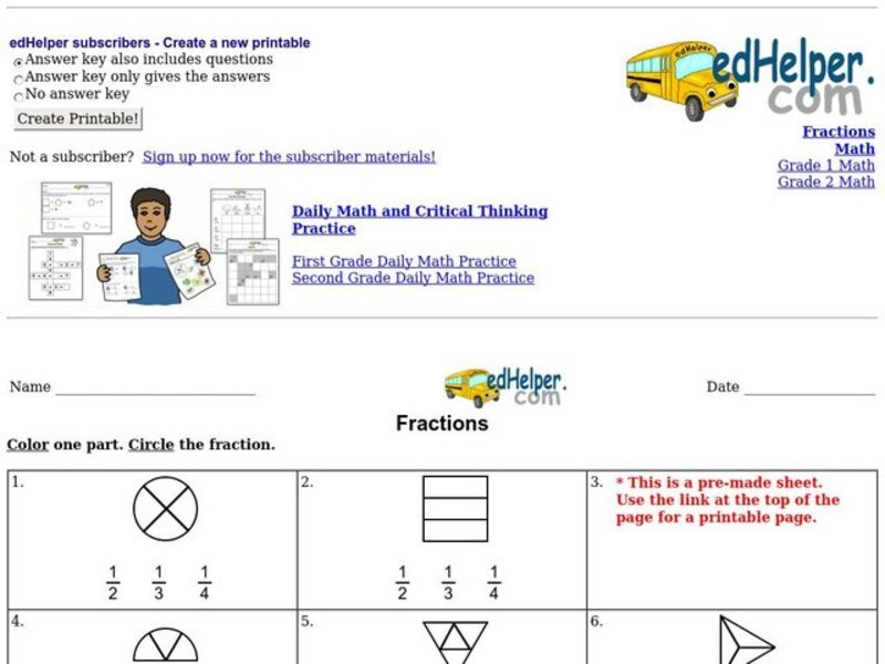 Fractions Interactive