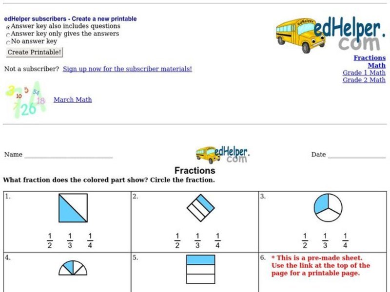 Fractions Interactive