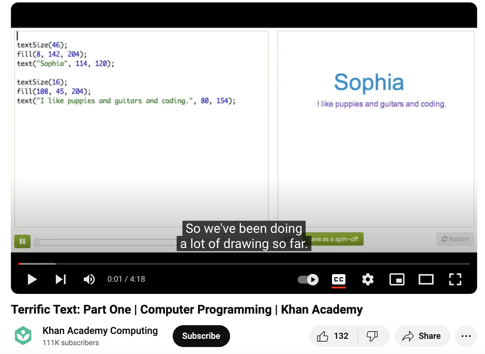 Terrific Text: Part One, Computer Programming Instructional Video