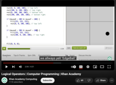 Logical Operators, Computer Programming Instructional Video
