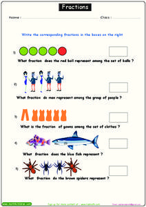 Fractions Worksheet