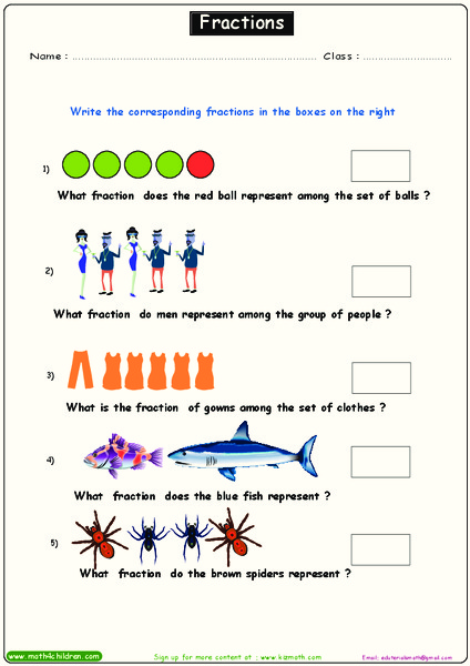 Fractions Worksheet