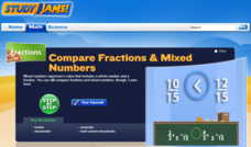 Study Jams! Compare Fractions &amp; Mixed Numbers Interactive