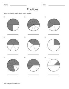 Fractions Worksheet