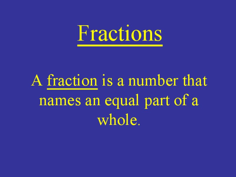 Fractions PPT