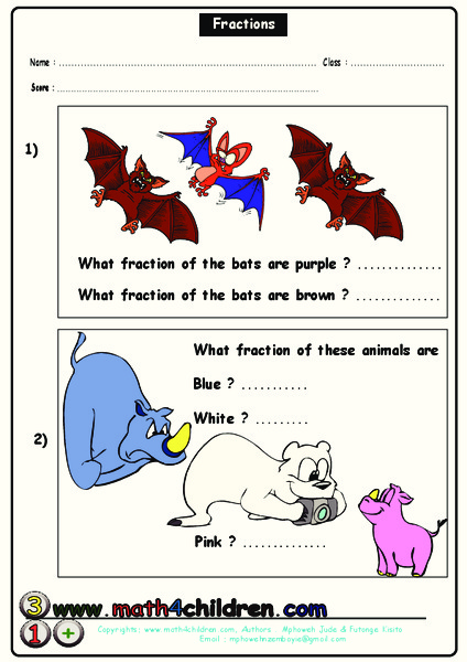 Fractions Worksheet
