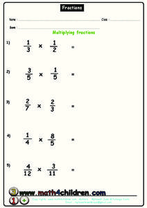 Fractions Worksheet