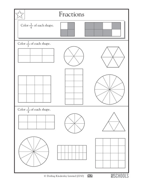Fractions Worksheet