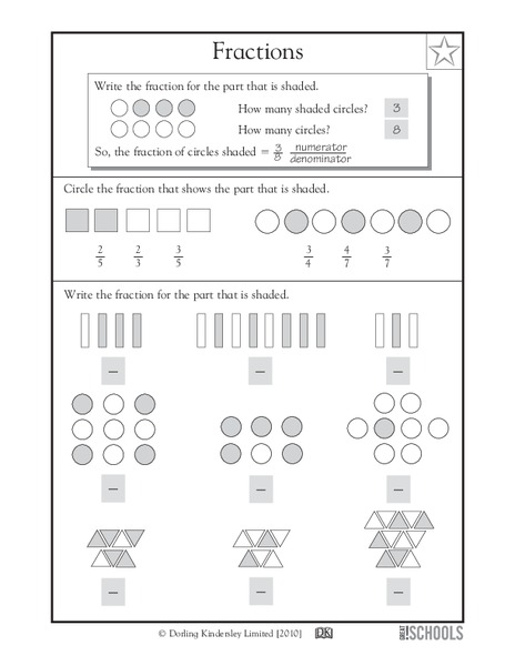 Fractions Worksheet
