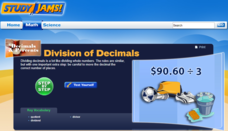 Study Jams! Division of Decimals Interactive
