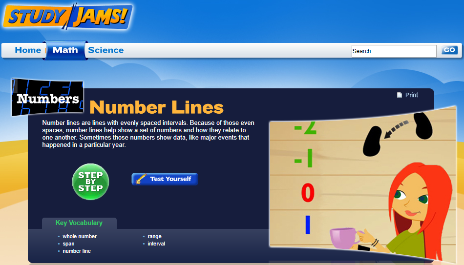 Study Jams! Number Lines Interactive
