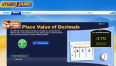 Study Jams! Place Value of Decimals Interactive