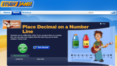 Study Jams! Place Decimal on a Number Line Interactive