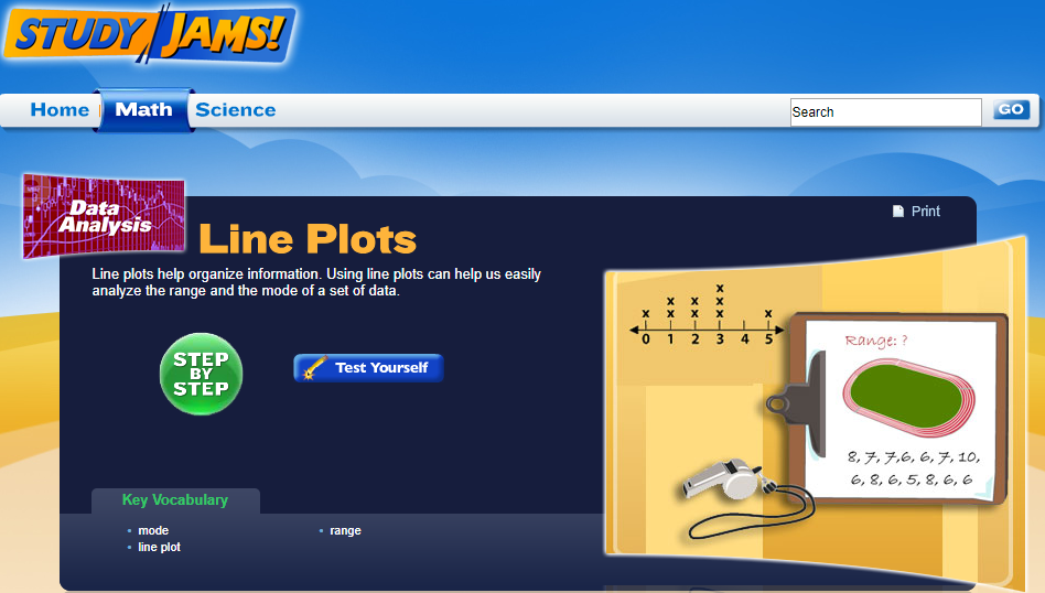 Study Jams! Line Plots Interactive