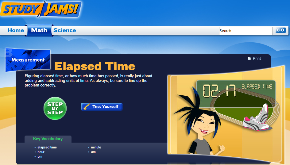 Study Jams! Elapsed Time Interactive
