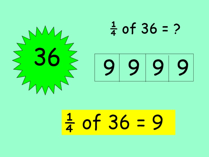 Fractions of Quantities PPT