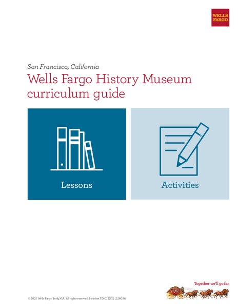 Wells Fargo History Museum: Curriculum Guide Unit Plan
