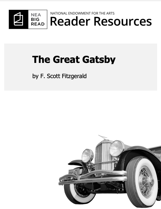 Reader Resources: The Great Gatsby by F. Scott Fitzgerald Handout