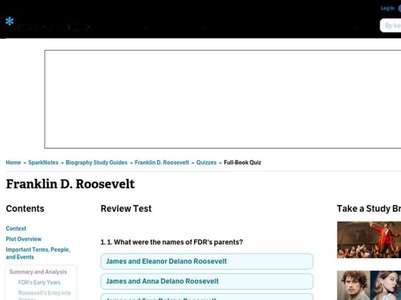 Franklin D. Roosevelt Interactive