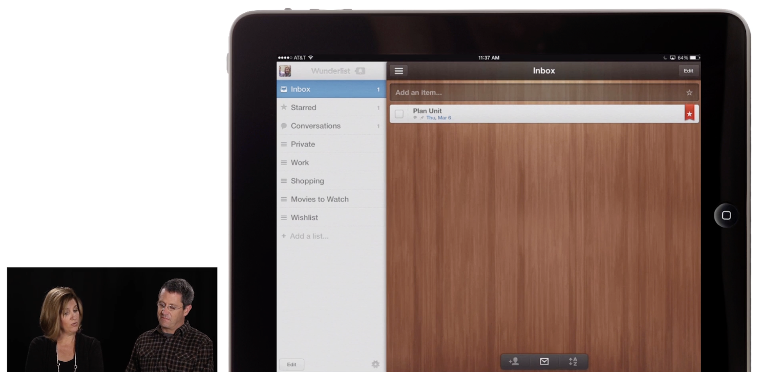 EdTech Tuesday: Wunderlist Instructional Video