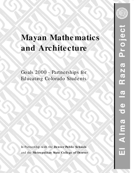 Mayan Mathematics and Architecture Unit Plan