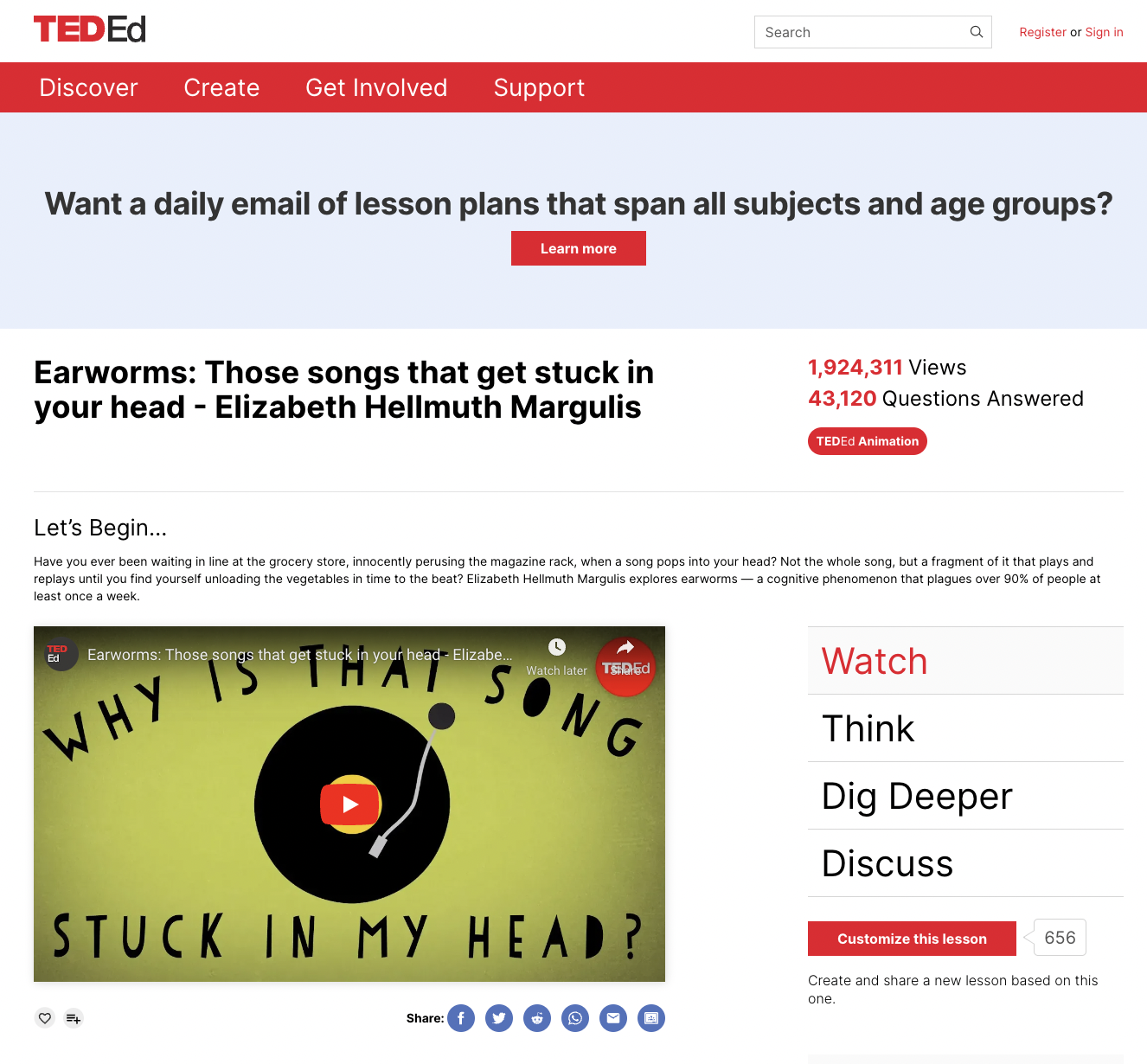 Earworms: Those Songs That Get Stuck in Your Head Instructional Video