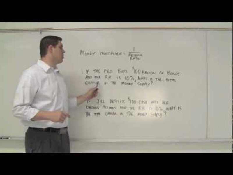 Money Multiplier &amp; Reserve Requirement Instructional Video