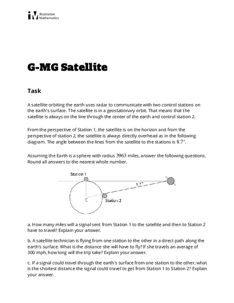Satellite Activity