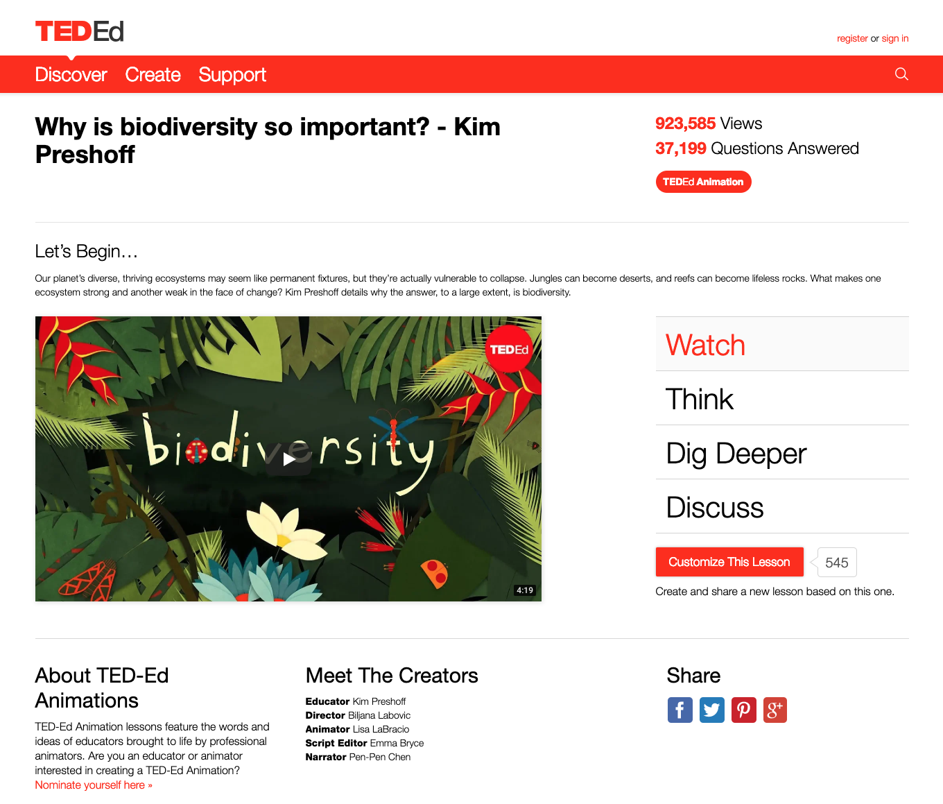 Why Is Biodiversity So Important? Instructional Video