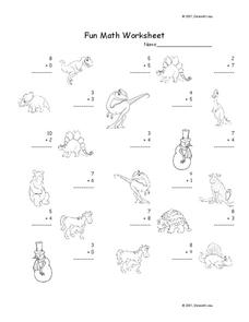 Fun Math Worksheet